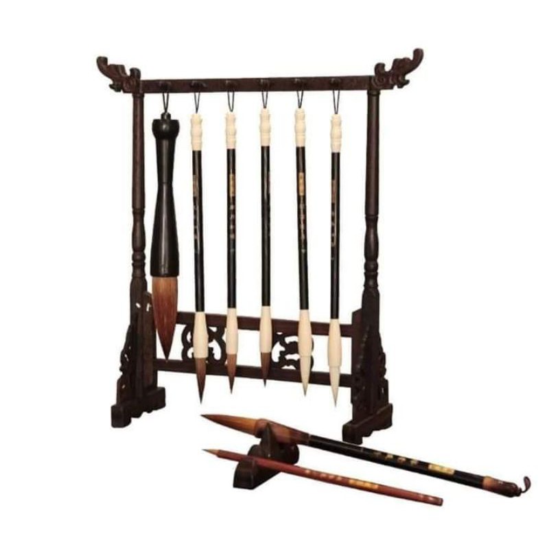 Danh phẩm giá treo bút kê xí mộc